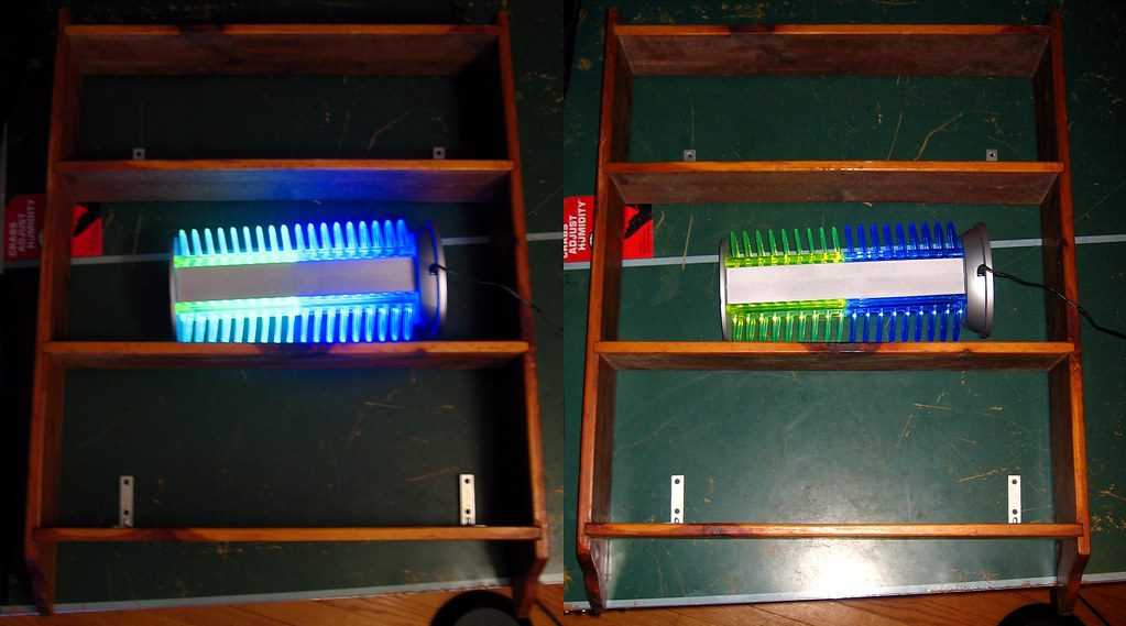 Clip-on seedling grow-light shelf bar