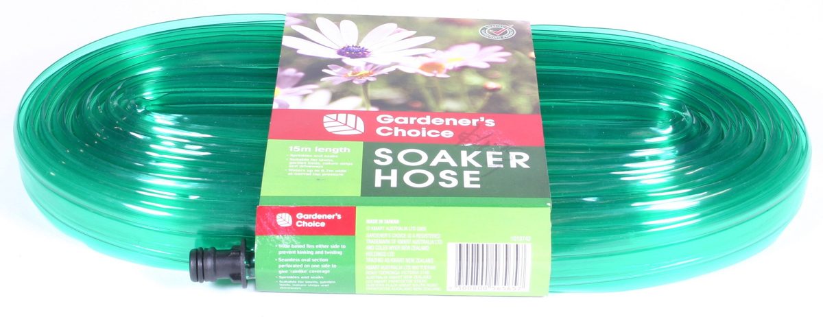 Flat soaker hose