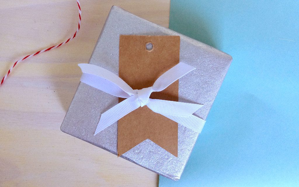 Gift tags, ribbon and bows