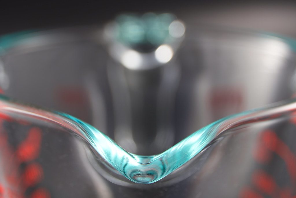 Glass measuring cup set
