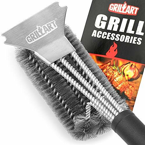 Grill brush & scraper