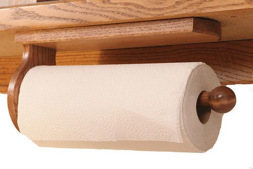 Grill-side magnetic paper-towel holder