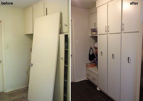 Magnetic fold-down fridge-side utility shelf