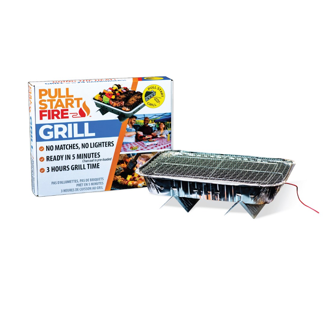 Pull Start Fire disposable portable grill