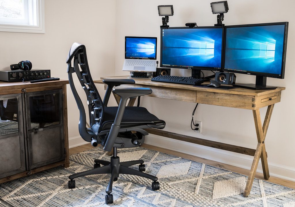 Travel fan desk clamp stand